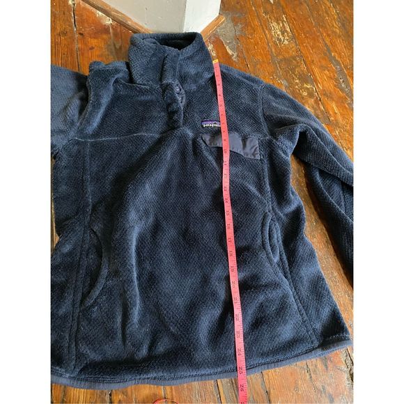 Patagonia Re-Tool Snap-T Pullover Plush Navy Blue- Women's Size Large, MSRP $119 - Picture 13 of 13